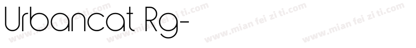 Urbancat Rg字体转换